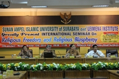 At Sunan Ampel State Islamic University in Surabaya, 2014