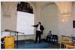 lecture on the contemporary persecution of the church, in the Dominican Monastery in Prague in 2005